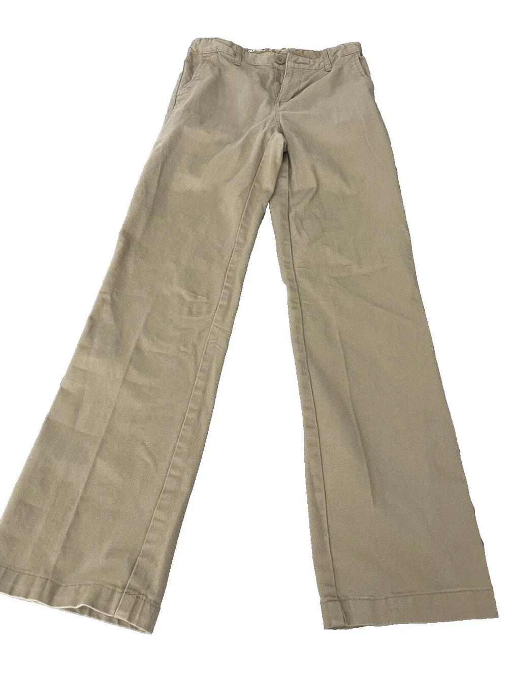 Old Navy Girls 14 Straight Leg Built In Flex Khaki Uniform Pants Adj. waist